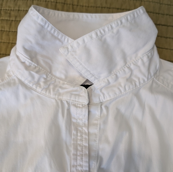 Eddie Bauer Women’s 100% Cotton White Shirt Button-Up Size M - Picture 13 of 16
